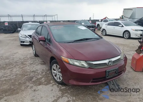 2012 Honda Civic Lx from USA, damaged, VIN 2HGFB2F58CH541155